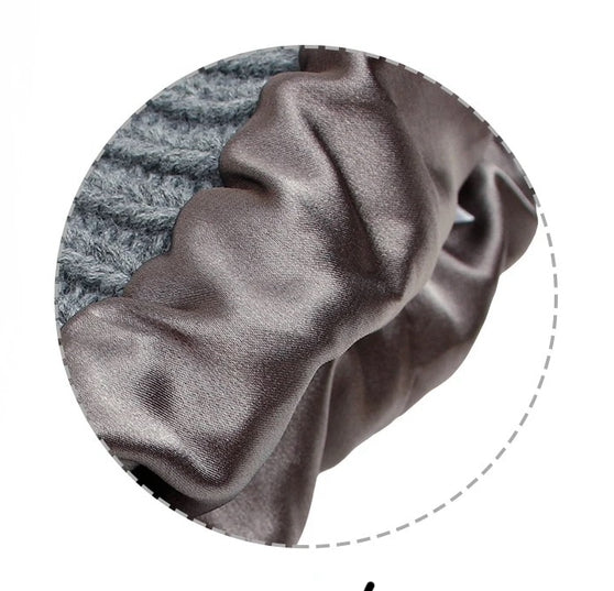 BEANIE HAT w/ SATIN LINED